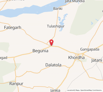 Map of Baghmari, Odisha