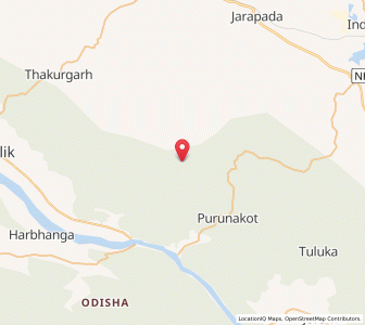 Map of Baghmunda, Odisha