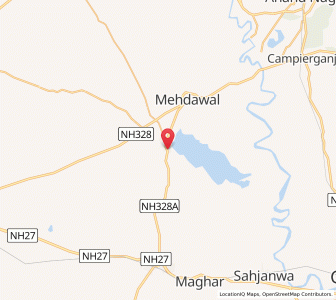 Map of Baghnagar, Uttar Pradesh