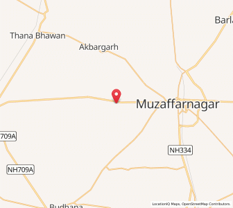 Map of Baghra, Uttar Pradesh