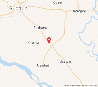 Map of Bagia, Uttar Pradesh