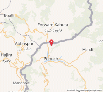 Map of Bagiot Dora, Kashmir