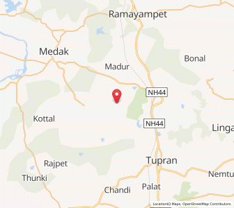 Map of Bagiratpalli, Andhra Pradesh