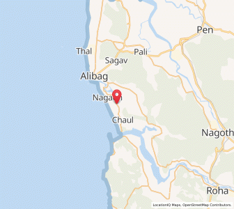 Map of Bagmala, Maharashtra