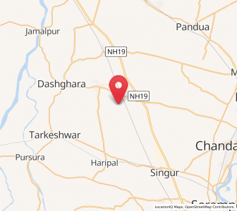 Map of Bagnan, West Bengal