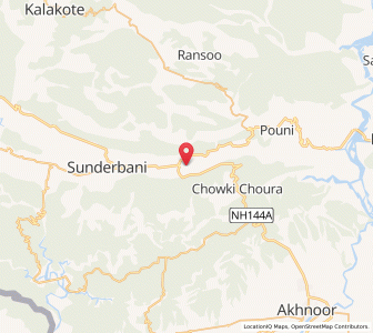 Map of Bagot, Kashmir