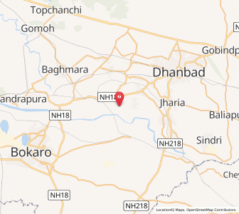 Map of Bagra, Rajasthan