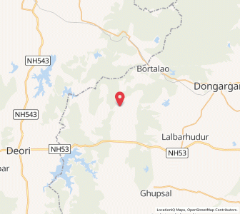 Map of Bagrakasa, Chhattisgarh