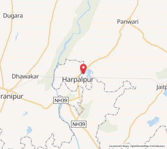 Map of Bagrauni, Uttar Pradesh