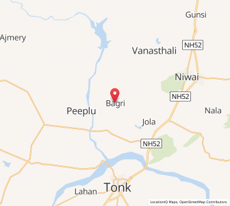 Map of Bagri, Rajasthan