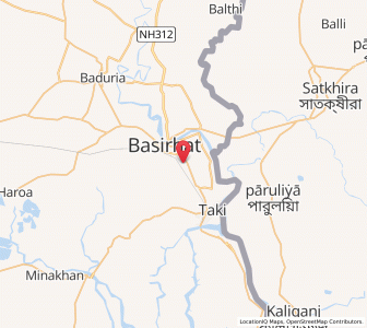 Map of Bagunta, West Bengal