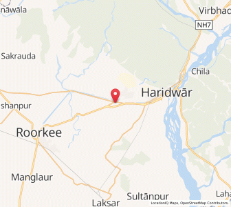 Map of Bahadrabad, Uttarakhand