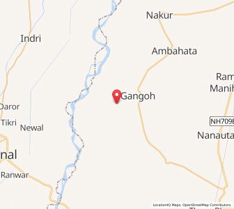 Map of Bahadurnagar, Uttar Pradesh