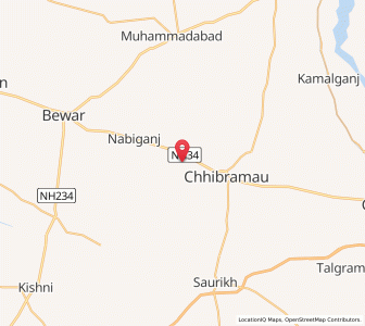 Map of Bahadurpur Nigoh, Uttar Pradesh