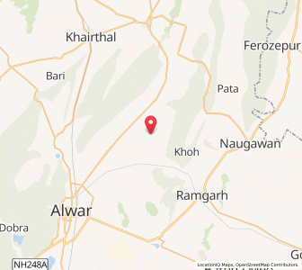 Map of Bahadurpur, Rajasthan
