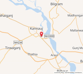 Map of Bahadurpur Ujena, Uttar Pradesh