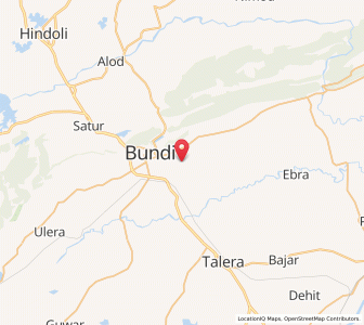 Map of Bahadurpura, Rajasthan
