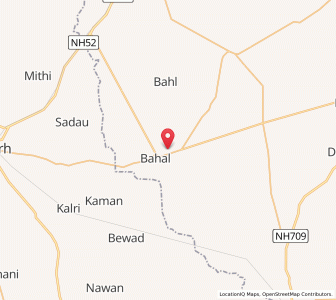 Map of Bahal ki Dhani, Haryana