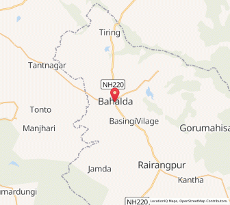 Map of Bahalda, Odisha