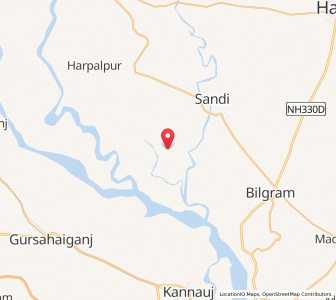Map of Bahelia Purwa, Uttar Pradesh