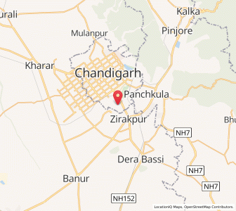 Map of Bahlana, Chandigarh