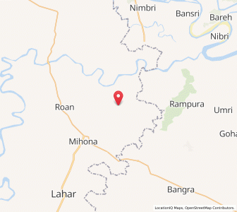 Map of Bahoripura, Madhya Pradesh