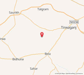 Map of Bahosi, Uttar Pradesh