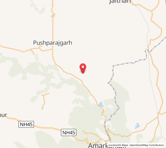 Map of Bahpur, Madhya Pradesh