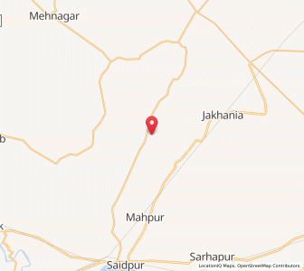 Map of Bahriabad, Madhya Pradesh