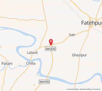 Map of Bahua, Uttar Pradesh