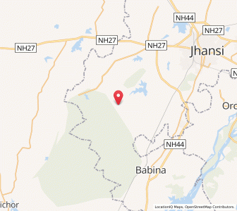 Map of Baidaura, Madhya Pradesh