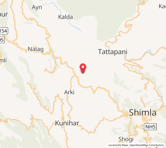 Map of Baihklar, Himachal Pradesh
