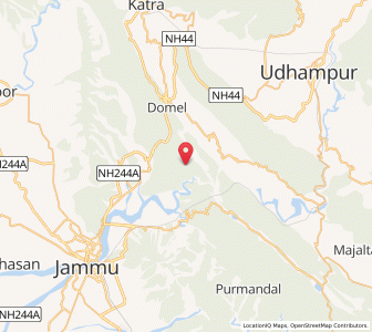 Map of Bailkhad, Kashmir