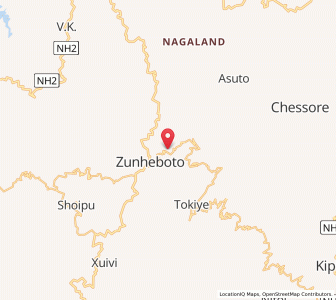 Map of Baimho, Nagaland