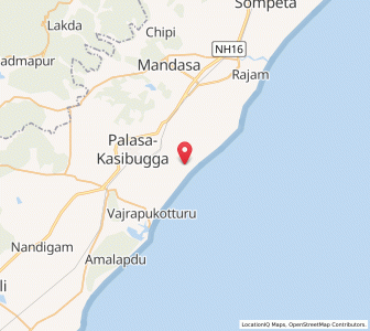 Map of Baipille, Andhra Pradesh
