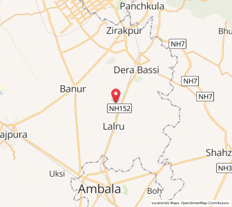 Map of Bair Mazra, Punjab