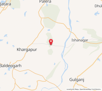 Map of Bairaganpurwa, Madhya Pradesh