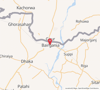 Map of Bairagnia, Bihar