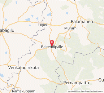 Map of Baireddipalle, Andhra Pradesh