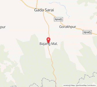 Map of Bajag, Madhya Pradesh