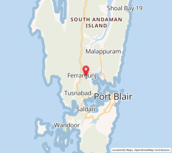 Map of Bajajag, Andaman and Nicobar Islands