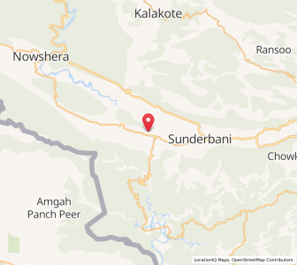 Map of Bajora, Kashmir