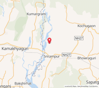 Map of Bajugaon, Assam