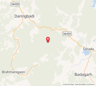 Map of Bajupinda, Odisha