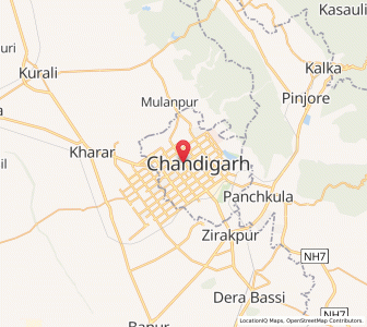 Map of Bajwara, Chandigarh