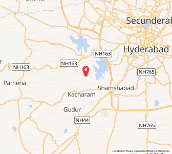 Map of Bakawaram, Andhra Pradesh