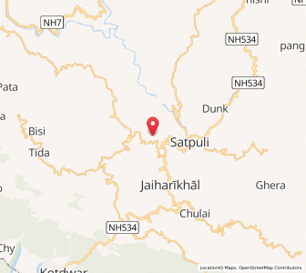 Map of Bakhrorigaon, Uttarakhand