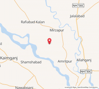 Map of Bakhtawarganj, Uttar Pradesh