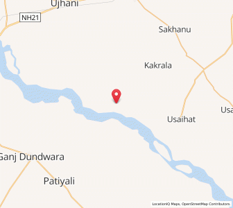 Map of Bakhti Nagla, Uttar Pradesh