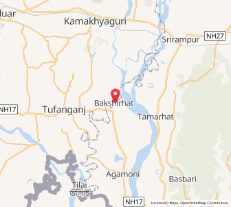Map of Bakshir Hat, West Bengal